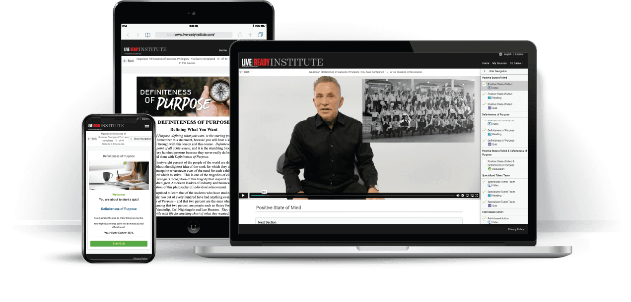 Think and Grow Rich Course Content